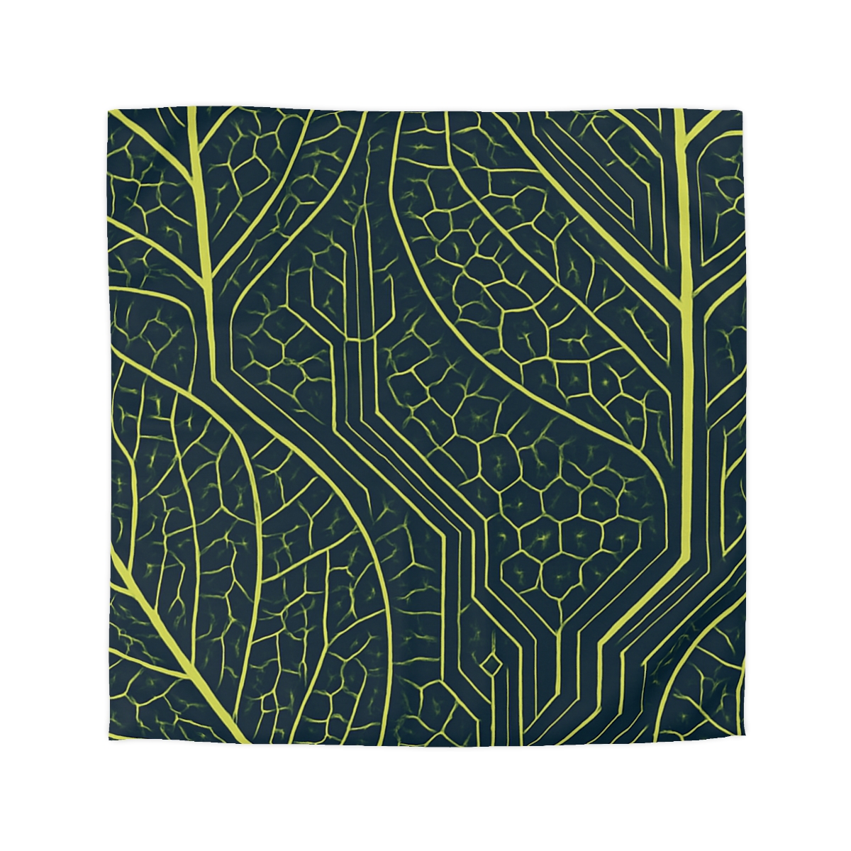 Leaf Vein Circuit Mosaic warm winter duvets