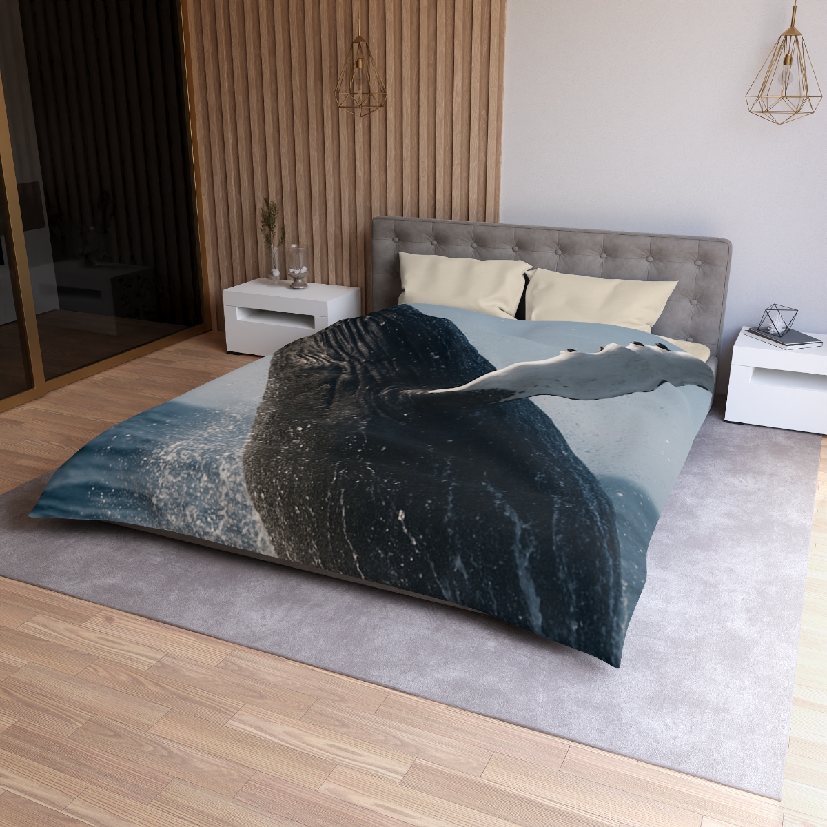 Tidal Song Humpback Whale trendy bedroom duvets