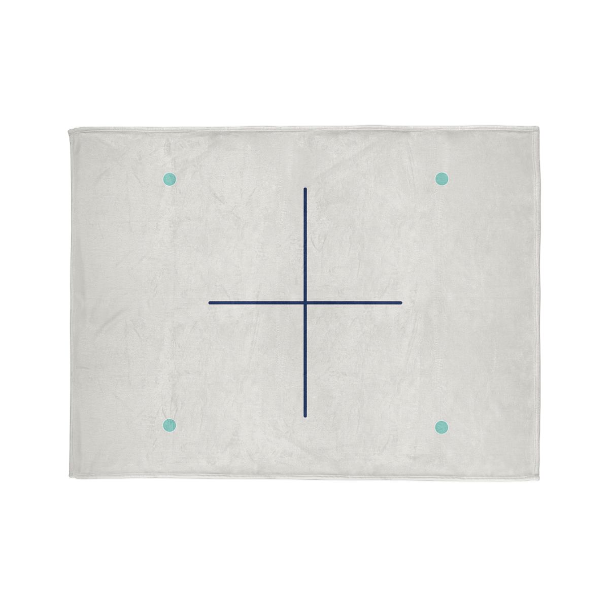 Sparse Meridian Cross And Dots decorative home blankets