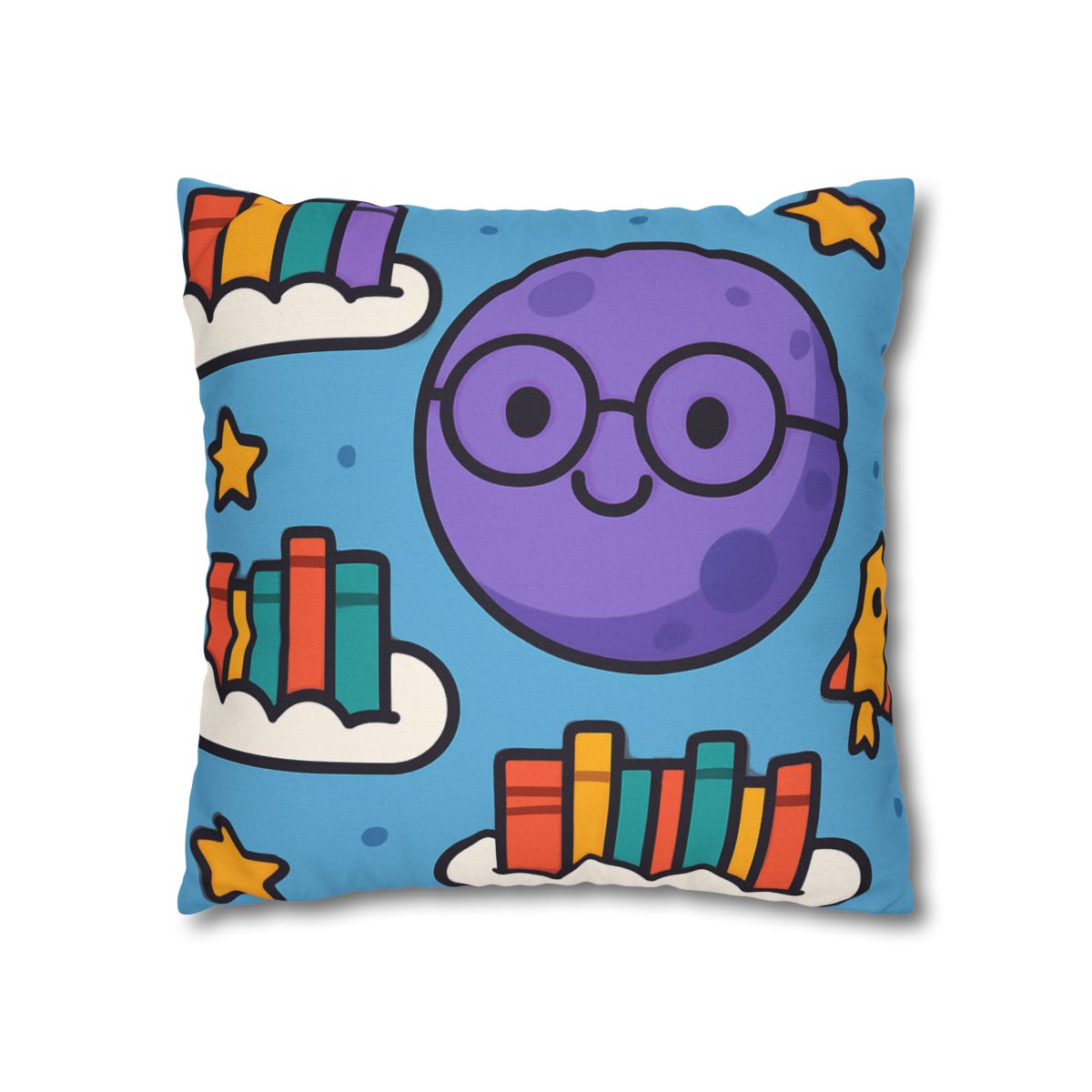 The Cloud Library Of Planet Puff soft cotton pillow cases