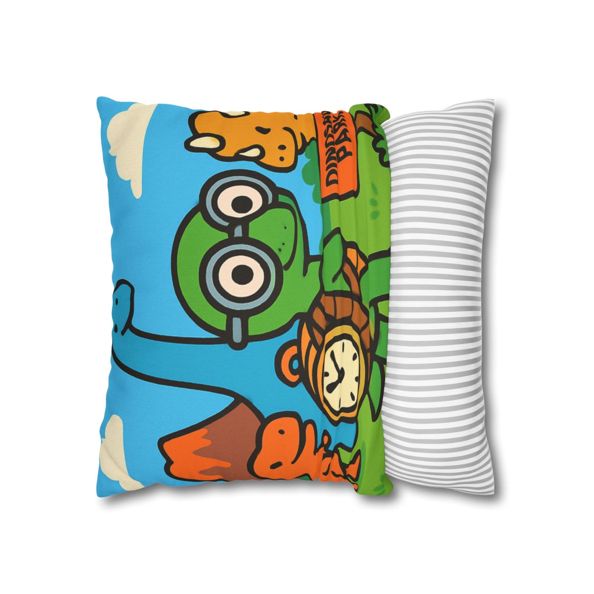 Time Traveling Turtle At The Dino Park unique gift pillow cases