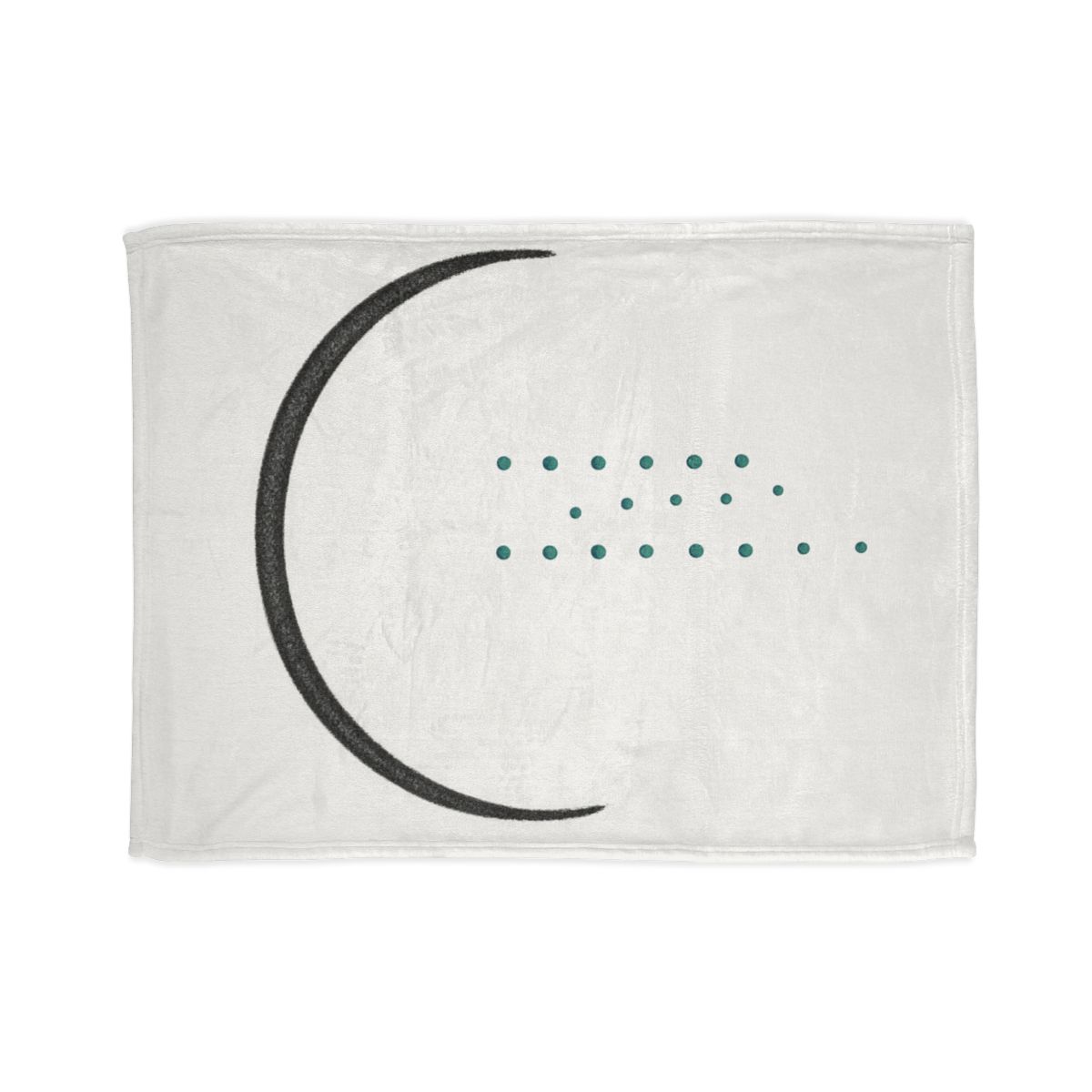 Split Crescent And Parallel Dots unique gift blankets