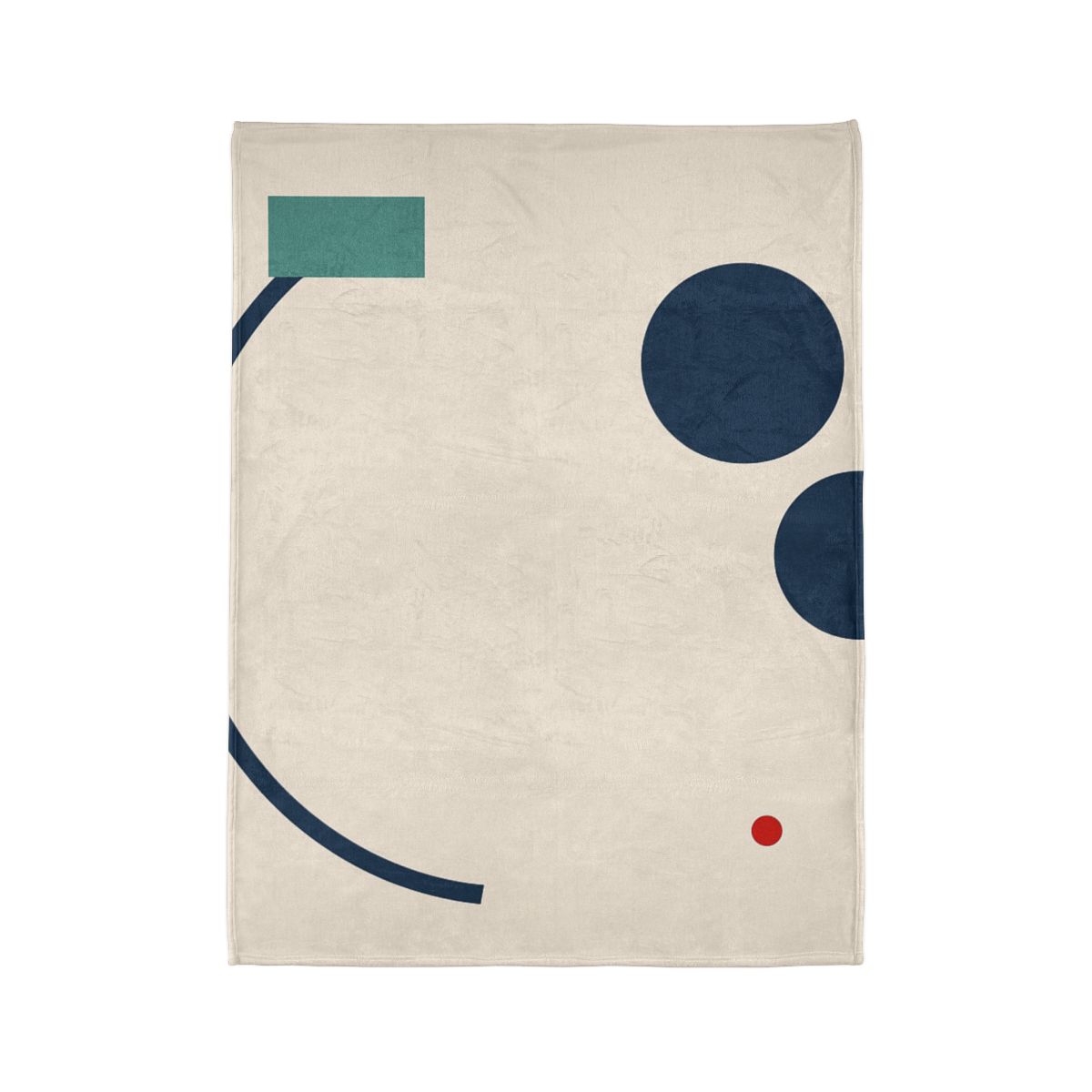 Staggered Arc With Three Points designer printed blankets