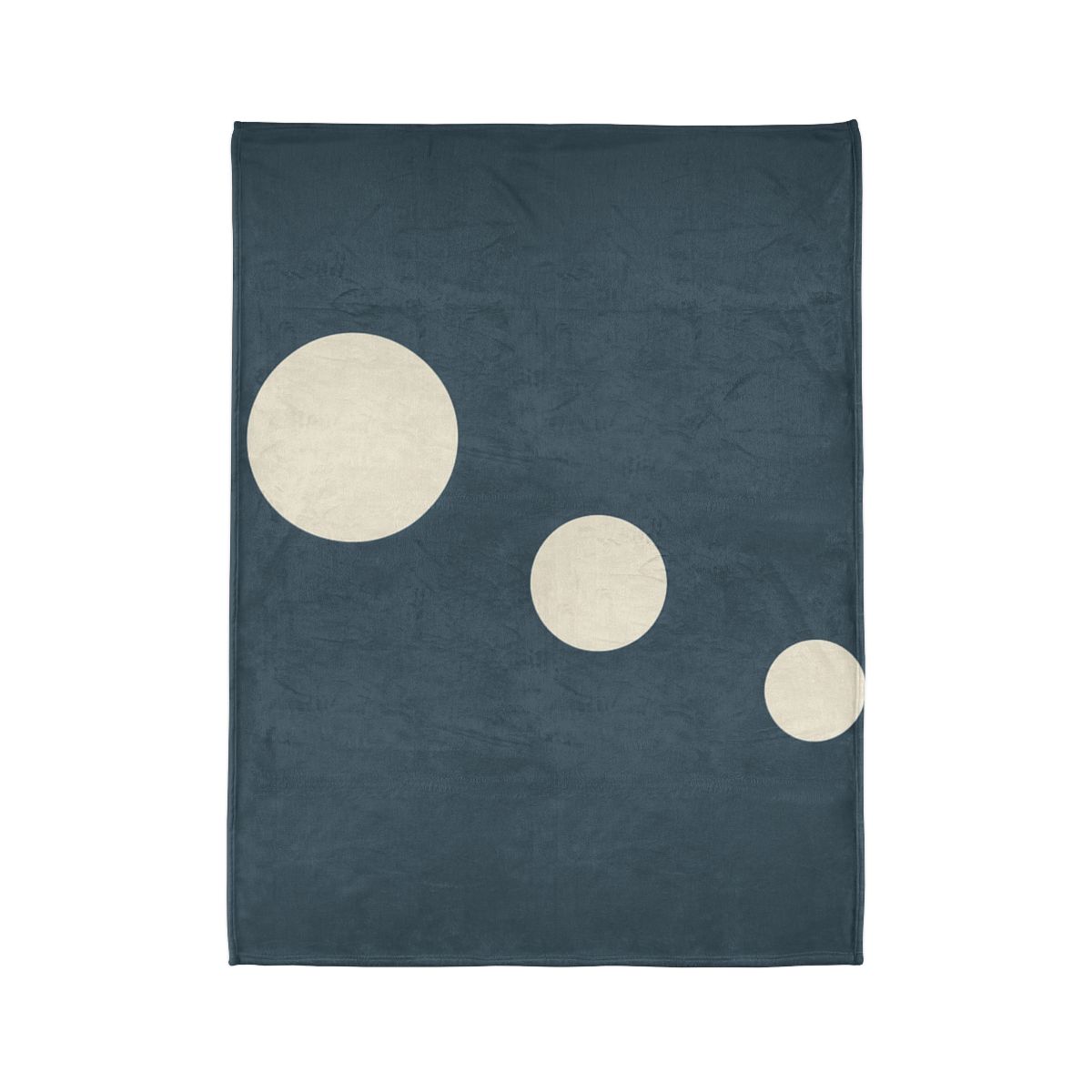Trio Of Staggered Circles decorative home blankets