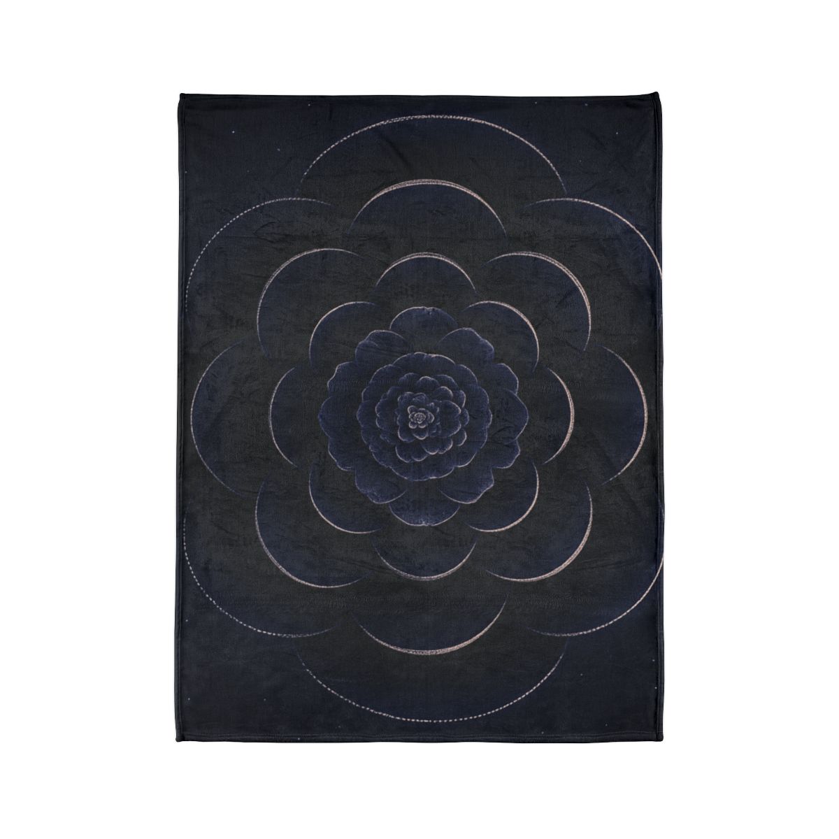 Petal Eclipse Rosette designer printed blankets