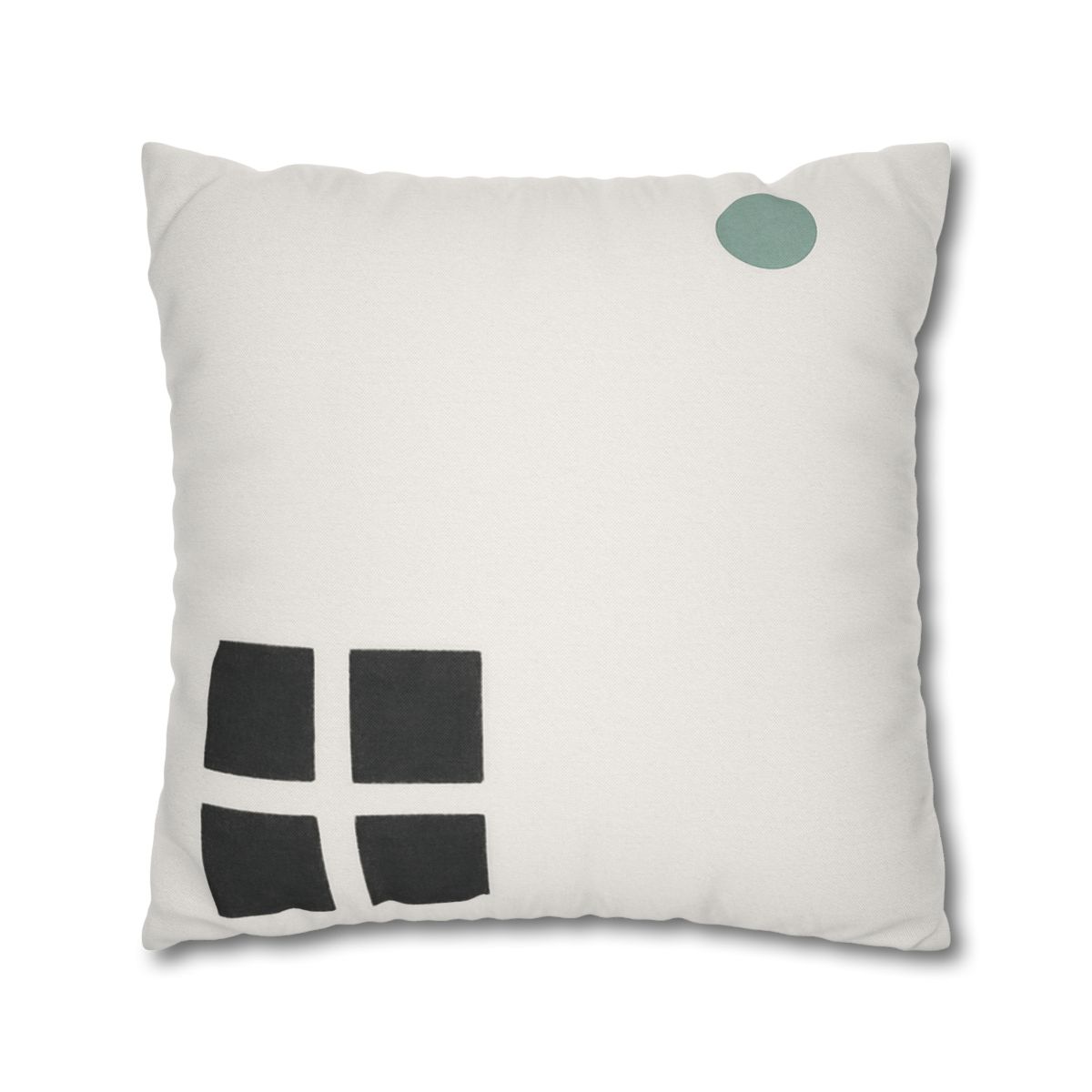 Corner Grid And Wandering Planet designer print pillow cases