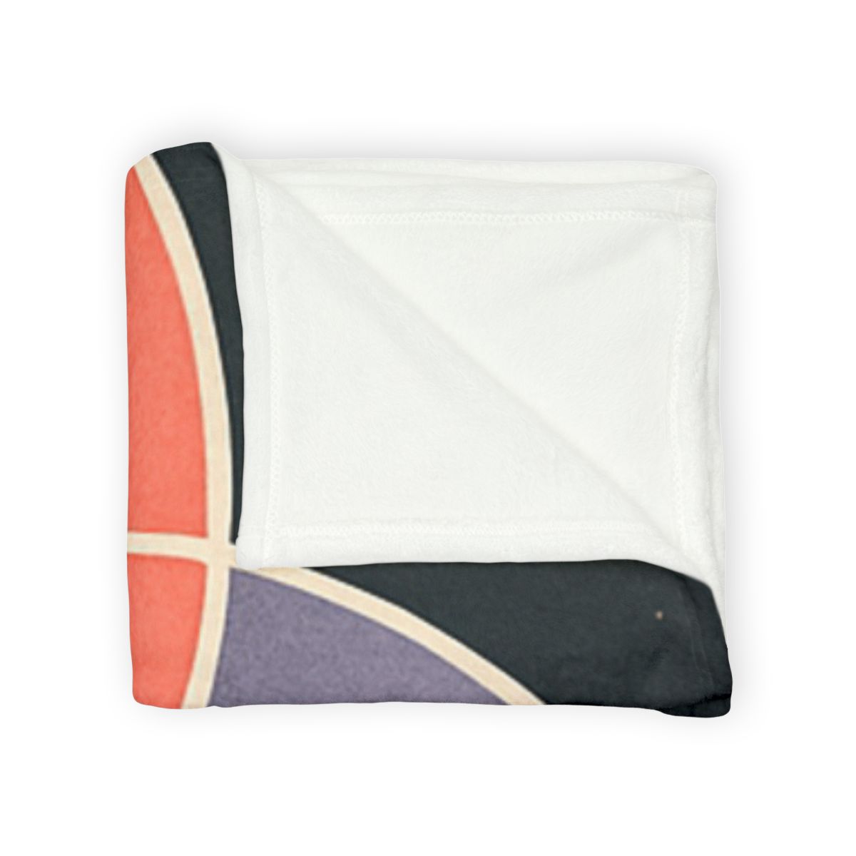 Petal Prism Overlap soft fleece blankets