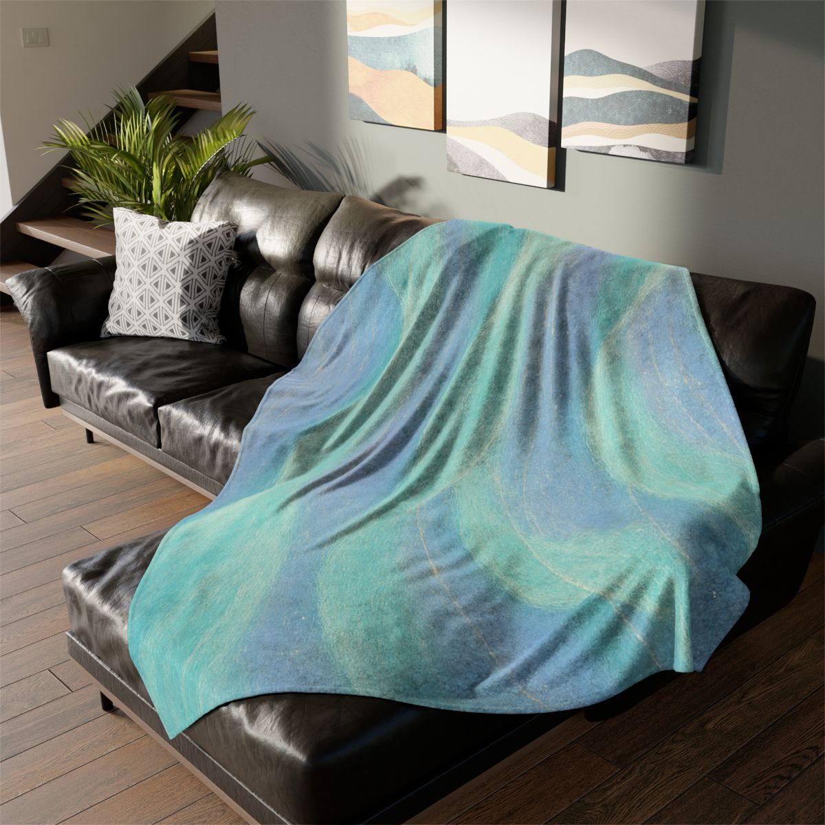 Auroral Dust Weave custom blankets