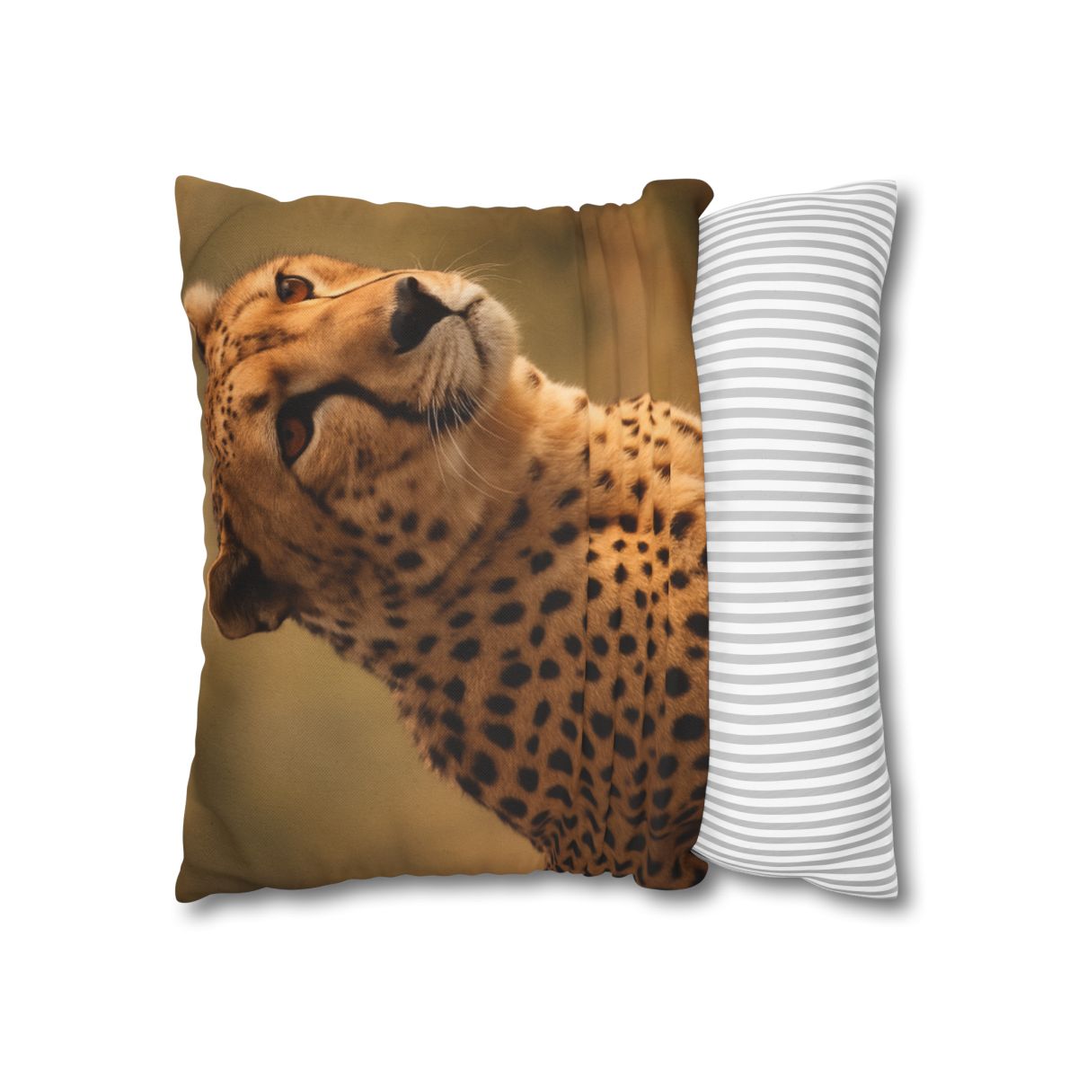 Amber Gaze Cheetah trendy patterned pillow cases