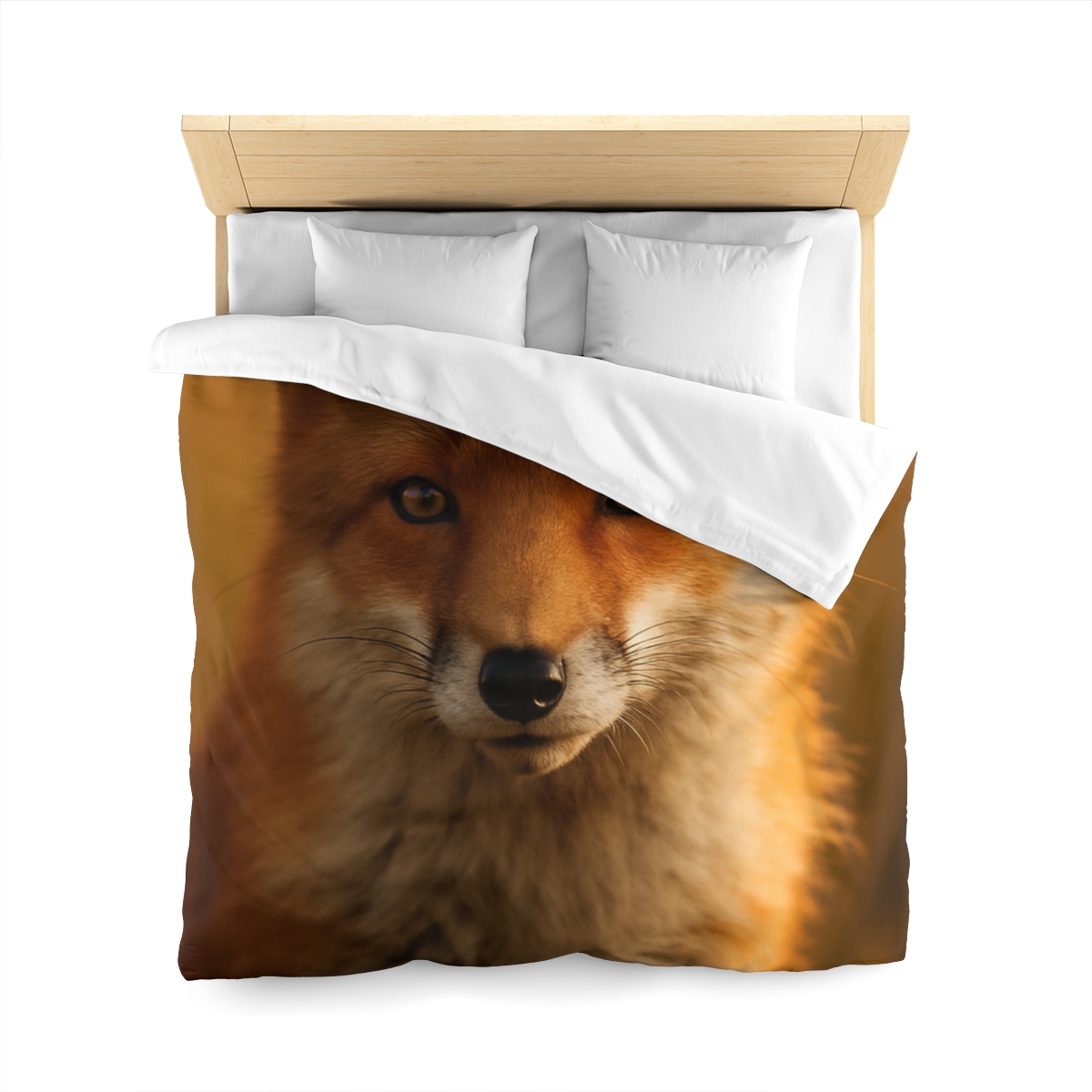 Crimson Whisper Red Fox warm winter duvets