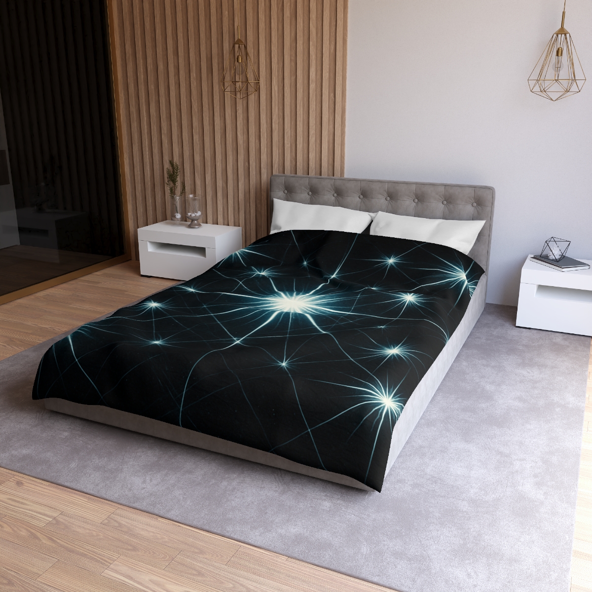 Starburst Choir Lattice custom duvets