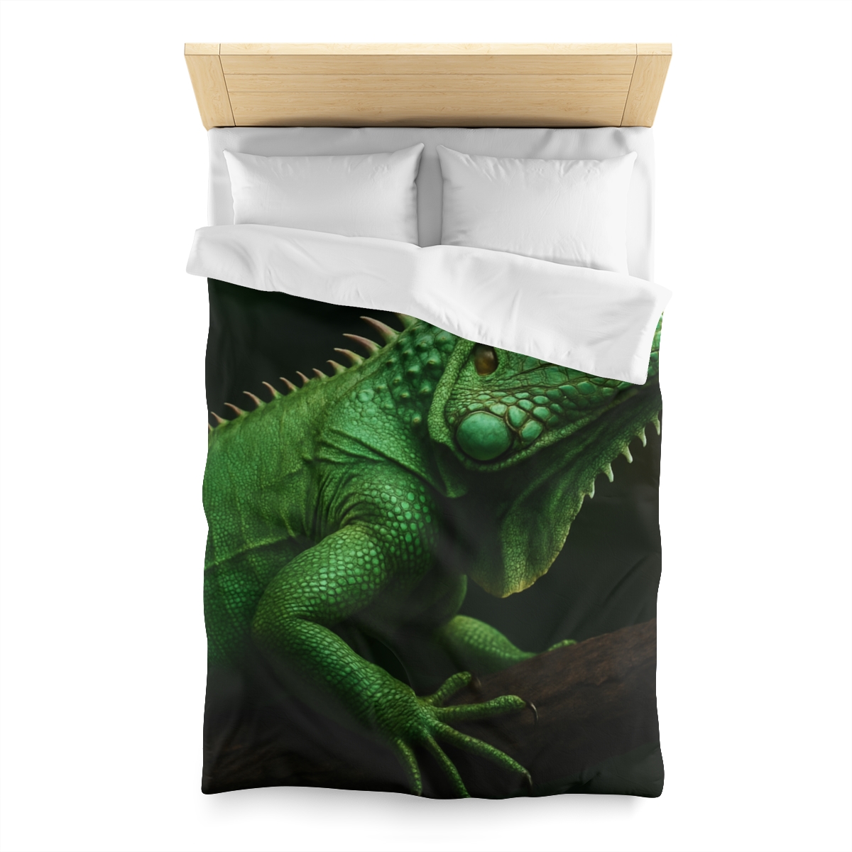 Mirror Glide Green Iguana duvets for gifts