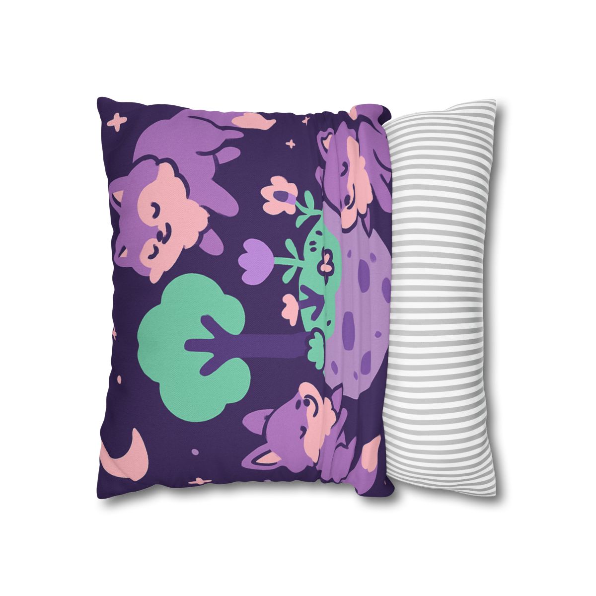 Galaxy Garden Of Floating Foxes custom pillow cases