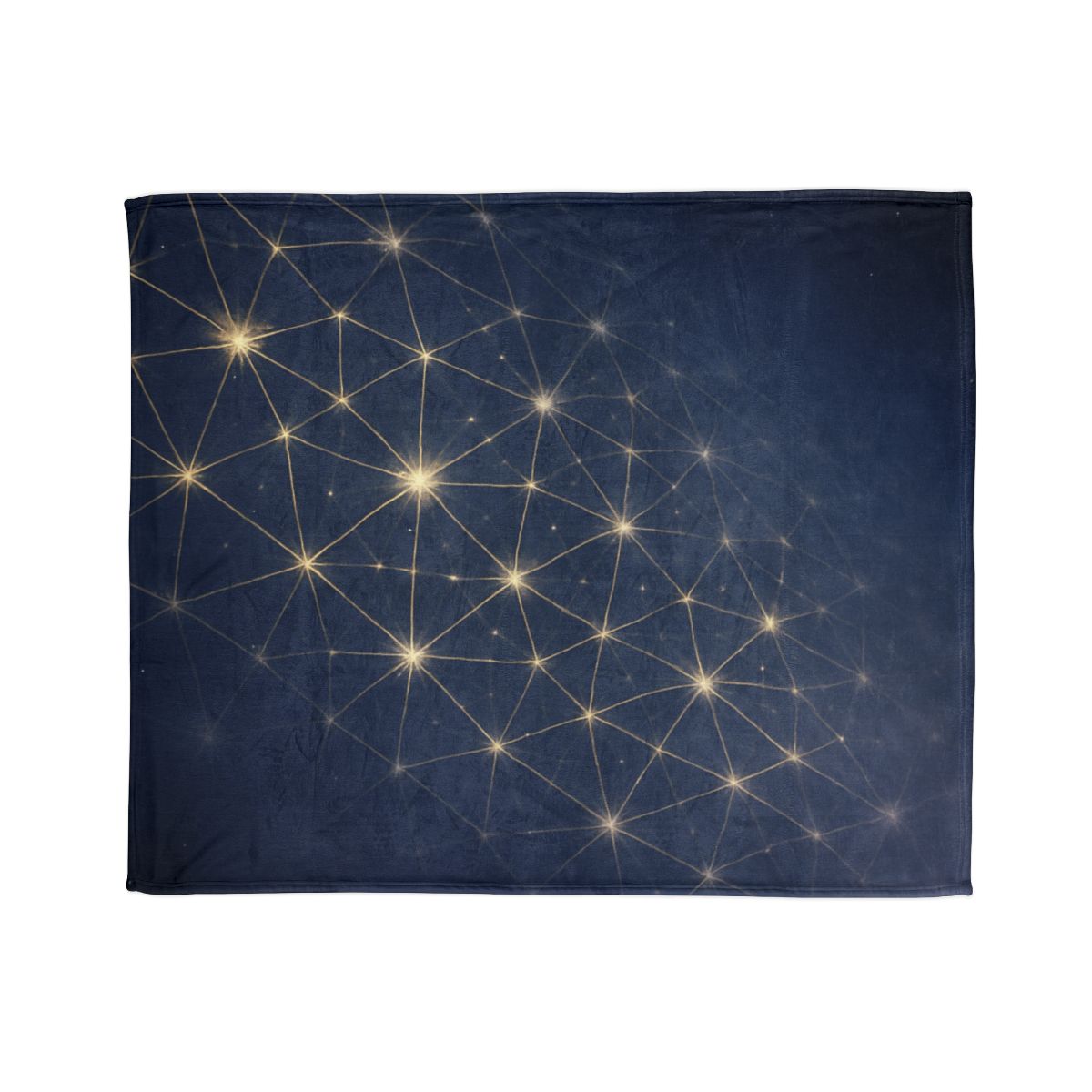 Stellar Lattice Bloom personalized cozy blankets