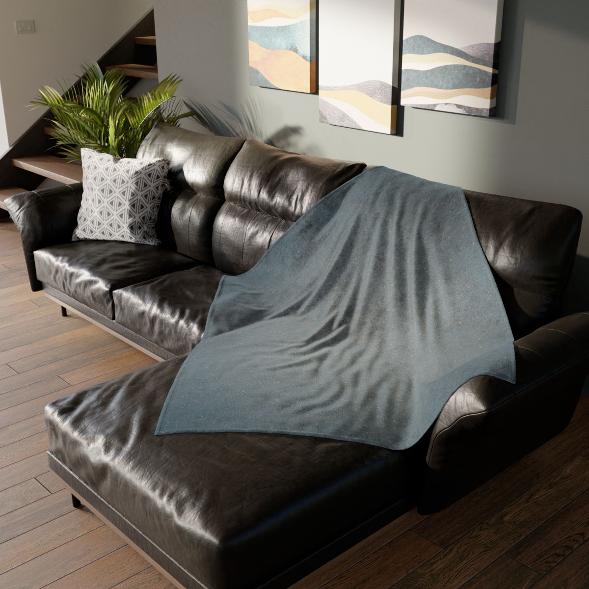 Microwave Echo Grainfield personalized cozy blankets