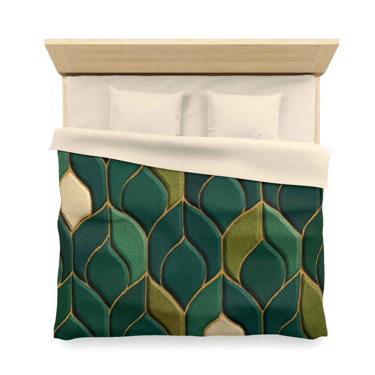 Bud Scale Tessellation custom duvets