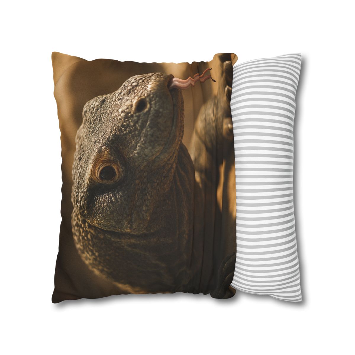Ancient Sentinel Komodo Dragon designer print pillow cases