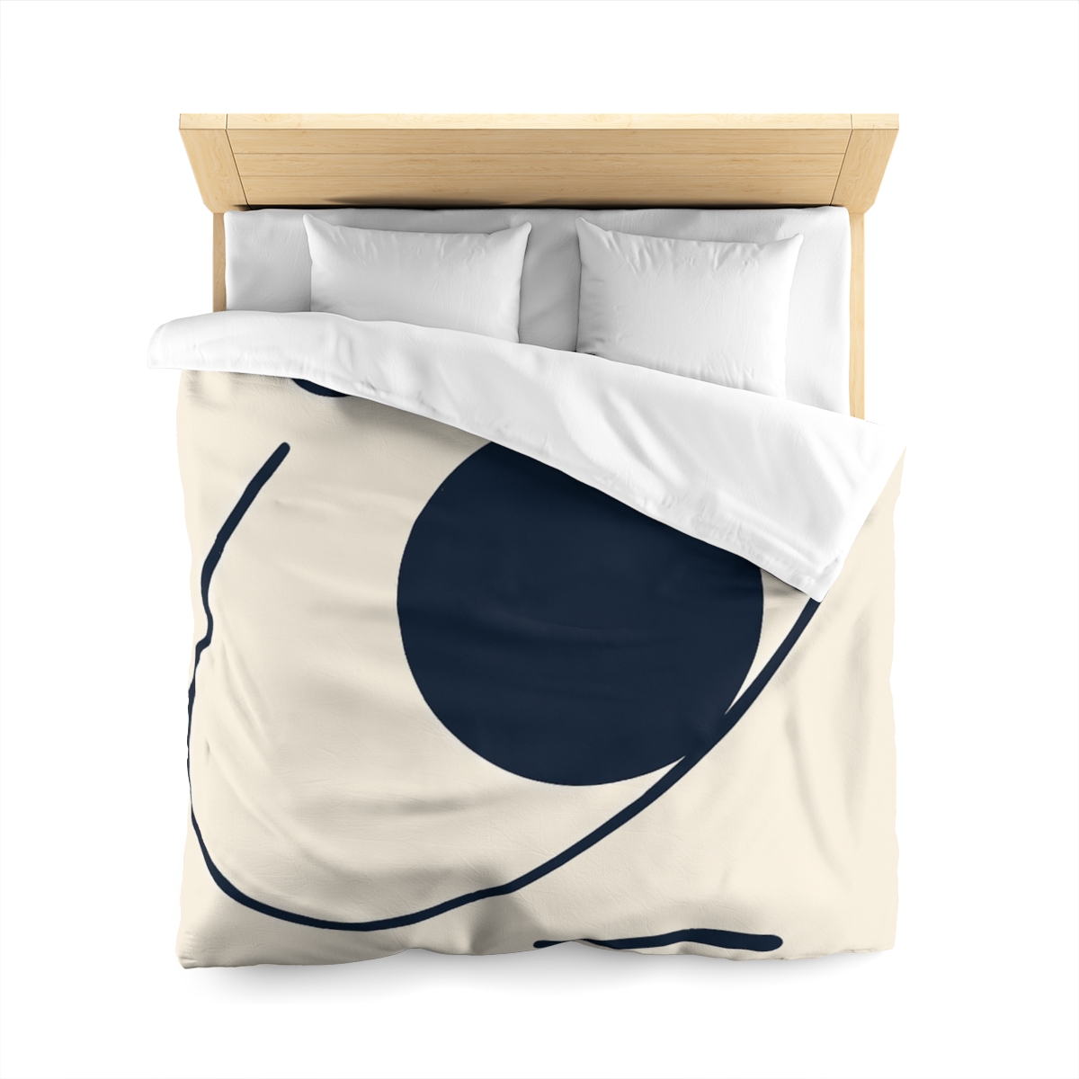 Orbit Arc And Twin Discs designer printed duvets