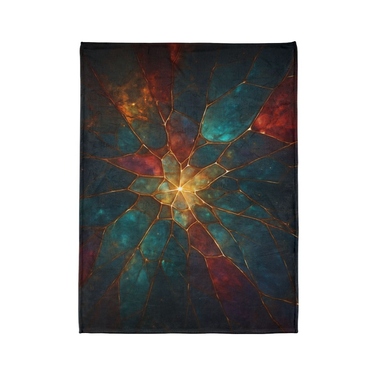 Prismatic Nebula Glasswork unique gift blanketscustom blankets