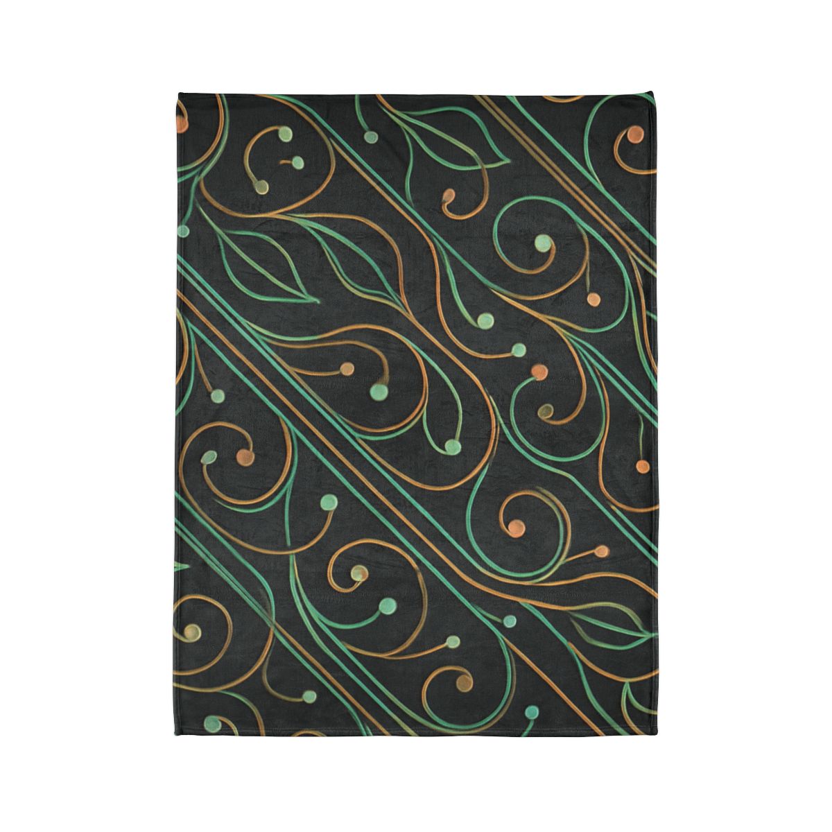 Vine Circuit Lattice soft fleece blankets