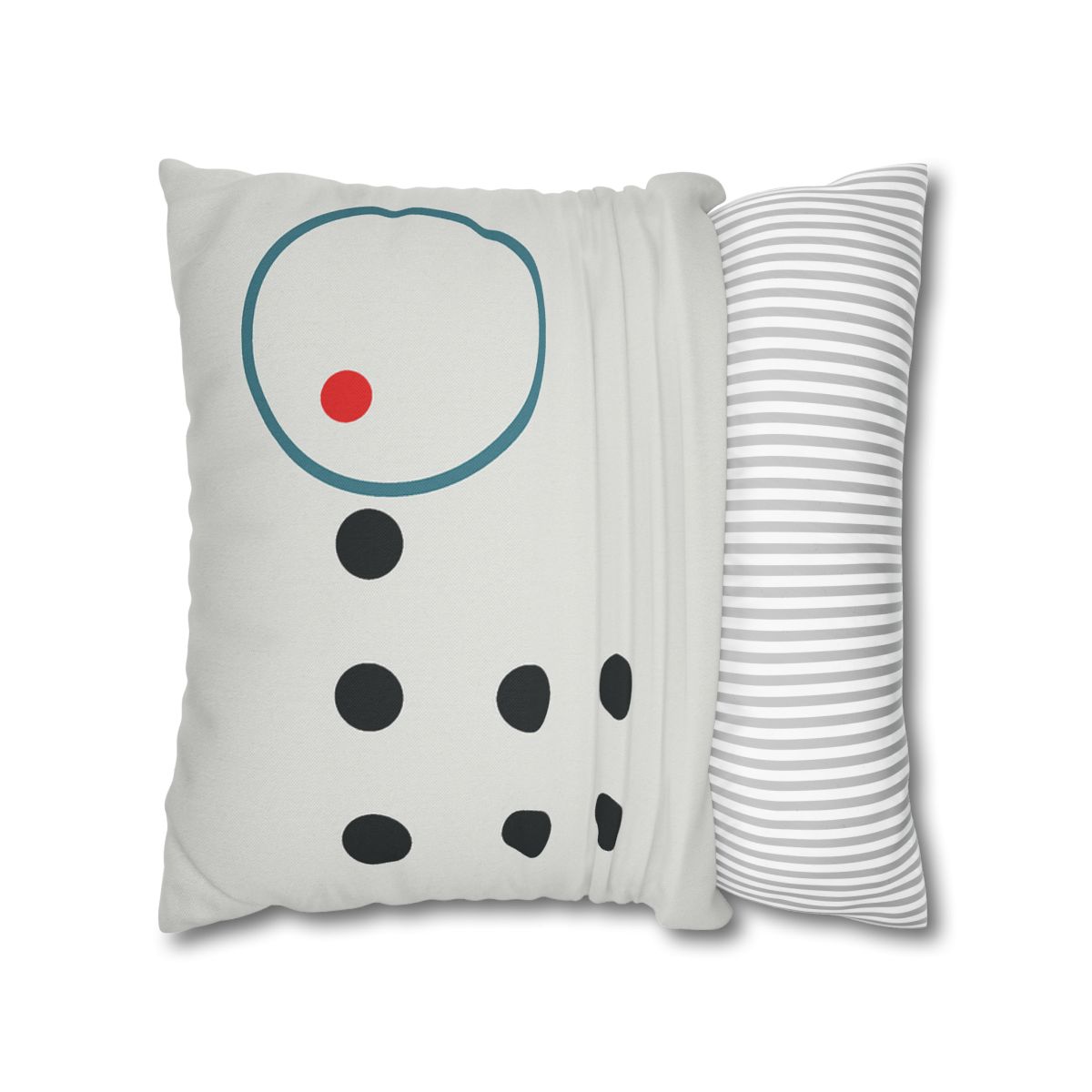 Broken Grid With One Orbit Ring stylish decorative pillowcases