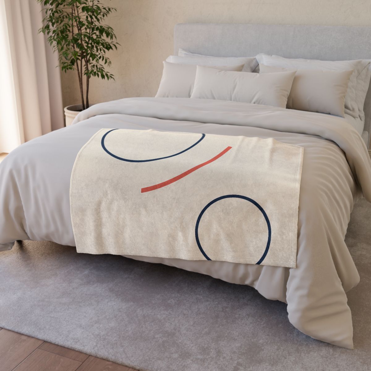 Orbit Gap Circle Pair trendy patterned blankets