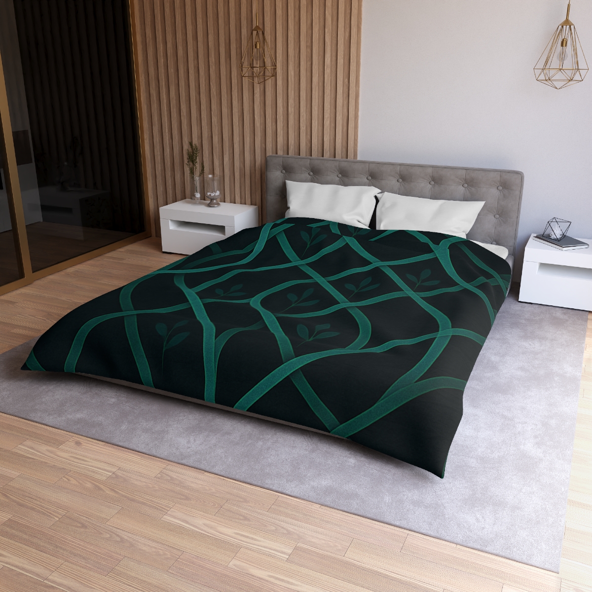 Vine Filament Lattice custom duvets