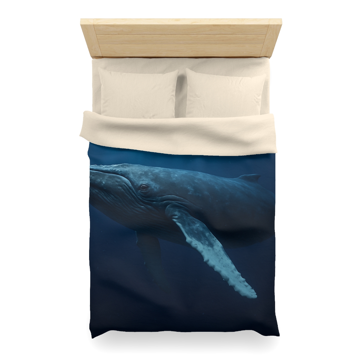 Deep Chorus Humpback Whale personalized bedding duvets