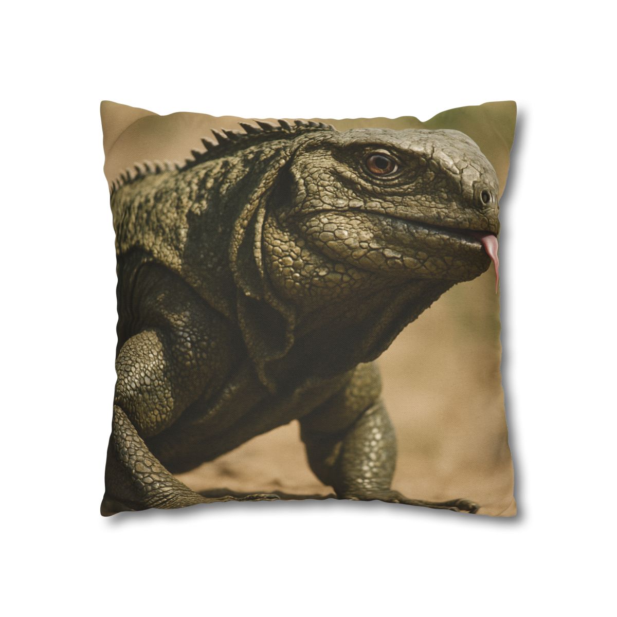 Ancient Sentinel Komodo Dragon trendy patterned pillow cases