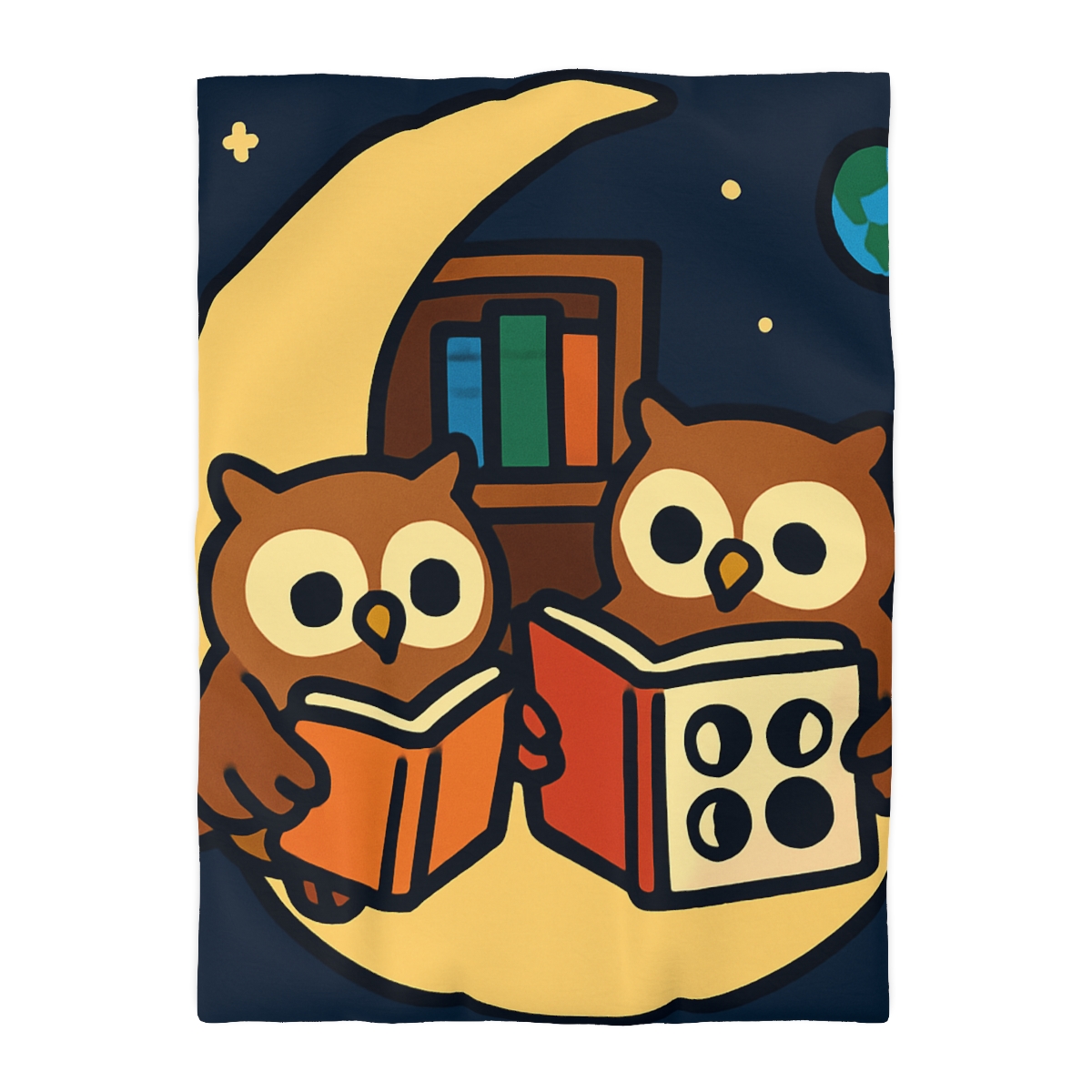 Lunar Library Owls custom duvets