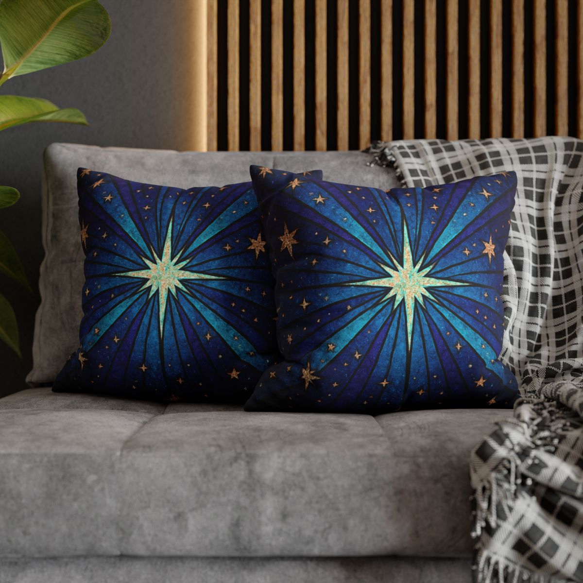 Starburst Cathedral designer print pillow cases