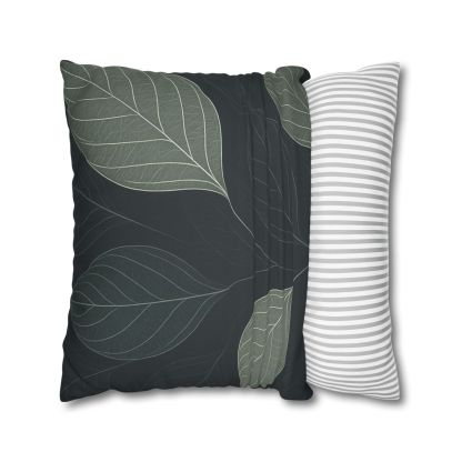 Leaf Vein Circuit Filigree soft cotton pillow cases