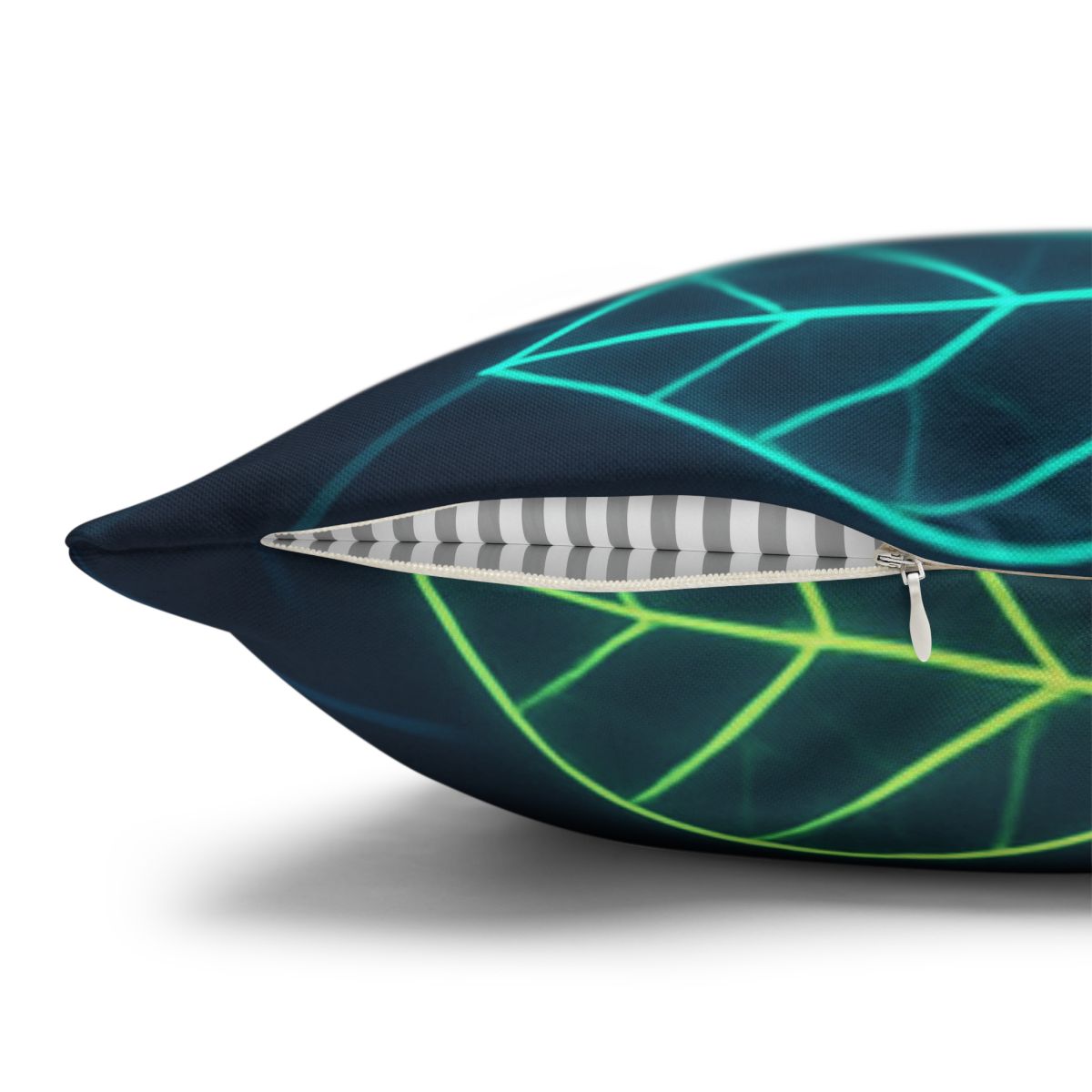 Leaf Vein Circuit Flow designer print pillow cases