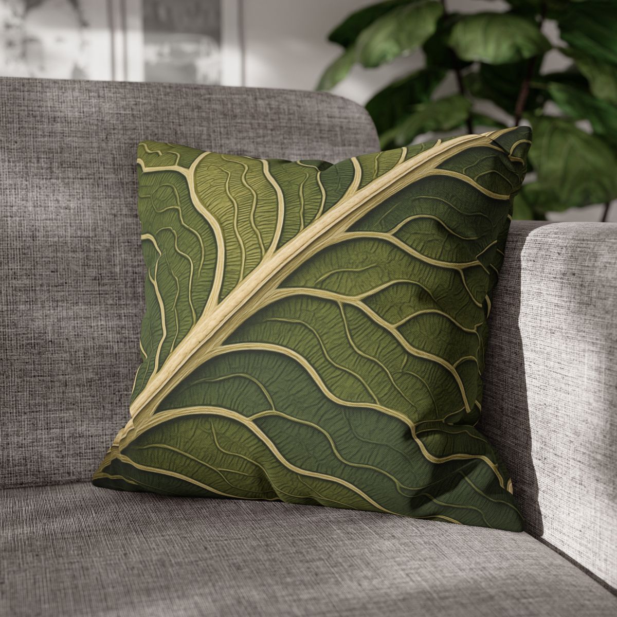 Leaf Vein Topography trendy patterned pillow cases