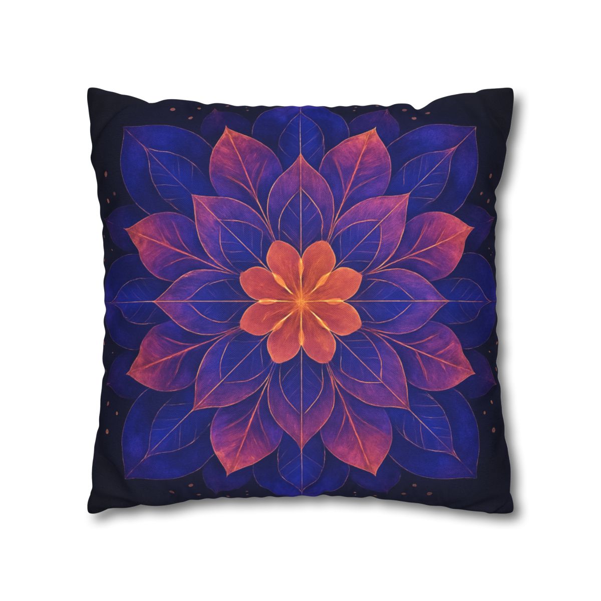 Petal Prism Mandala trendy patterned pillow cases