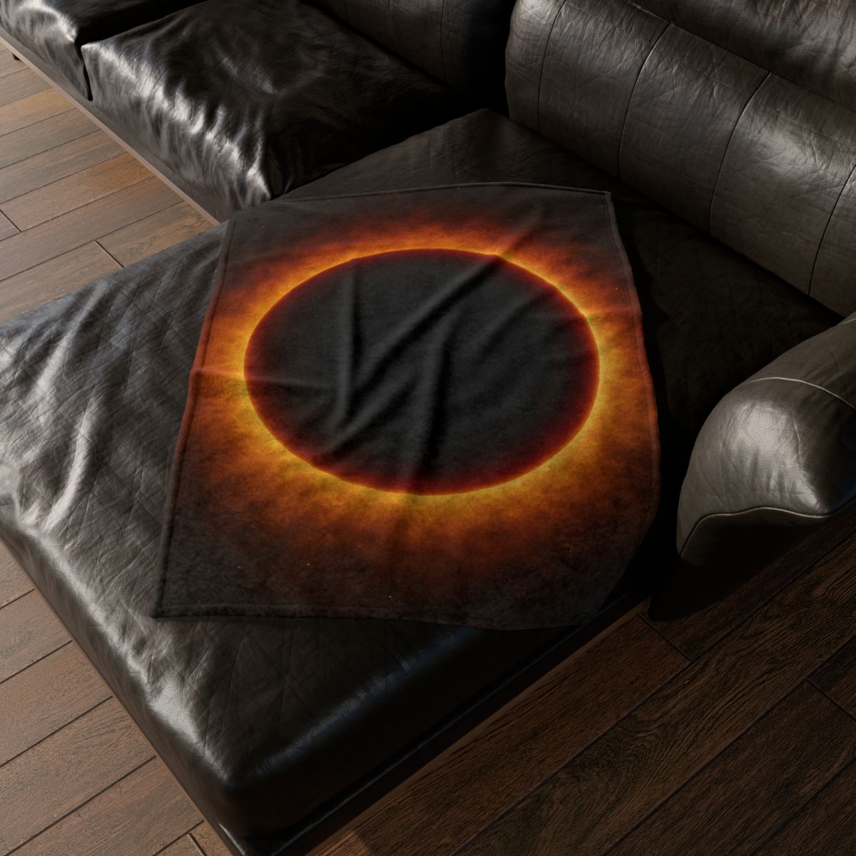 Event Horizon Velvet Bloom stylish throw blankets