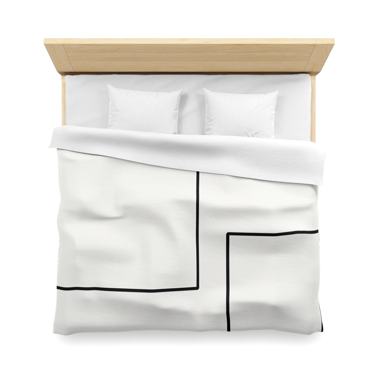 Offset Rectangle Pair With Anchor Line soft comforter duvets