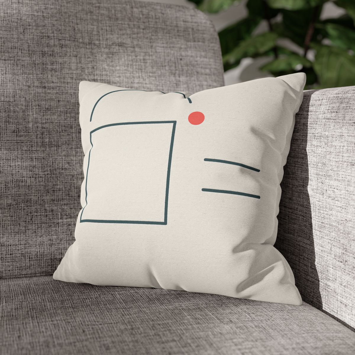 Open Frame With Drifting Arc personalized pillow covers