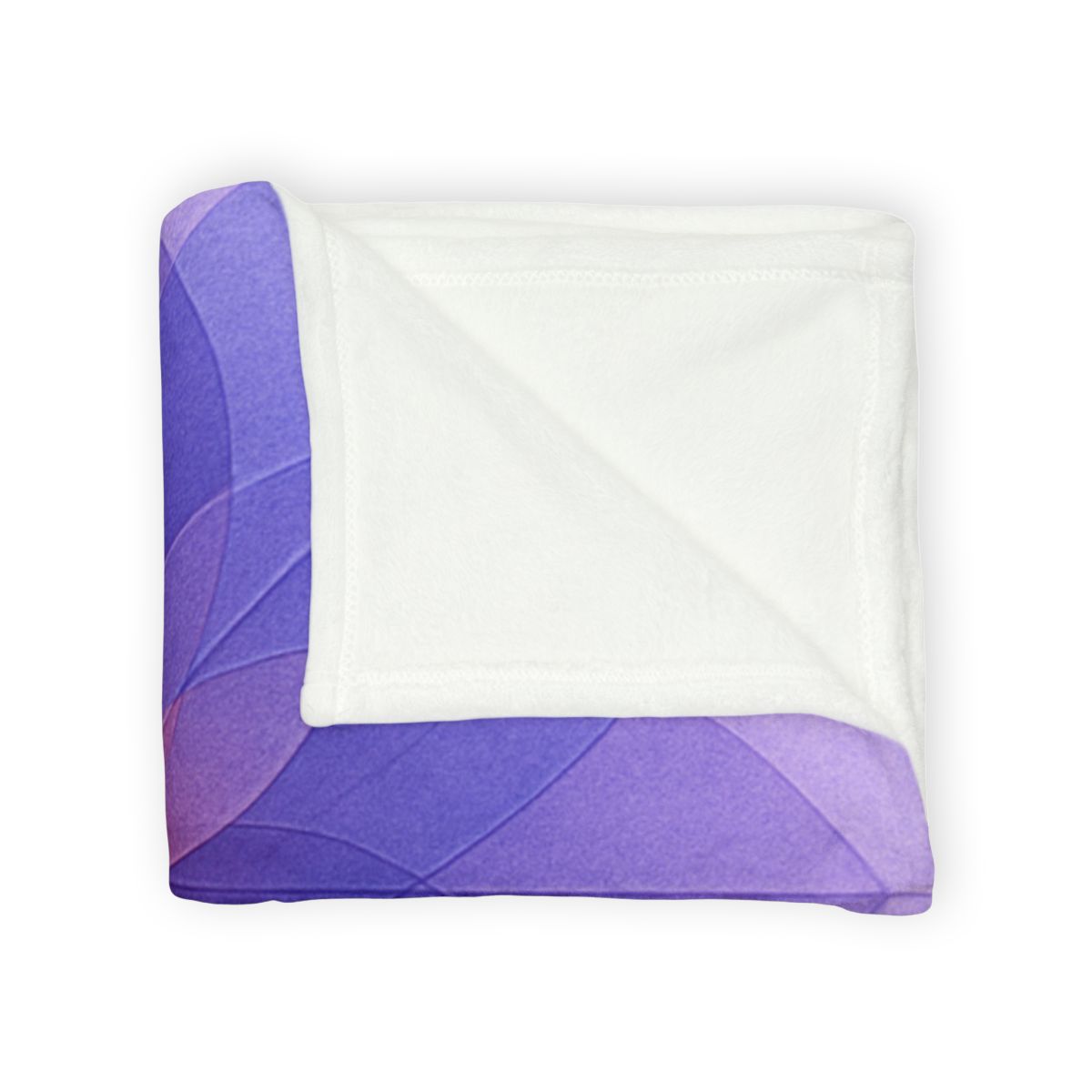 Petal Prism Overlap soft fleece blankets