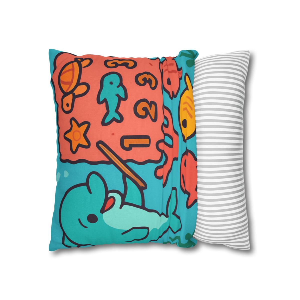Cosmic Coral Reef Classroom soft cotton pillow cases