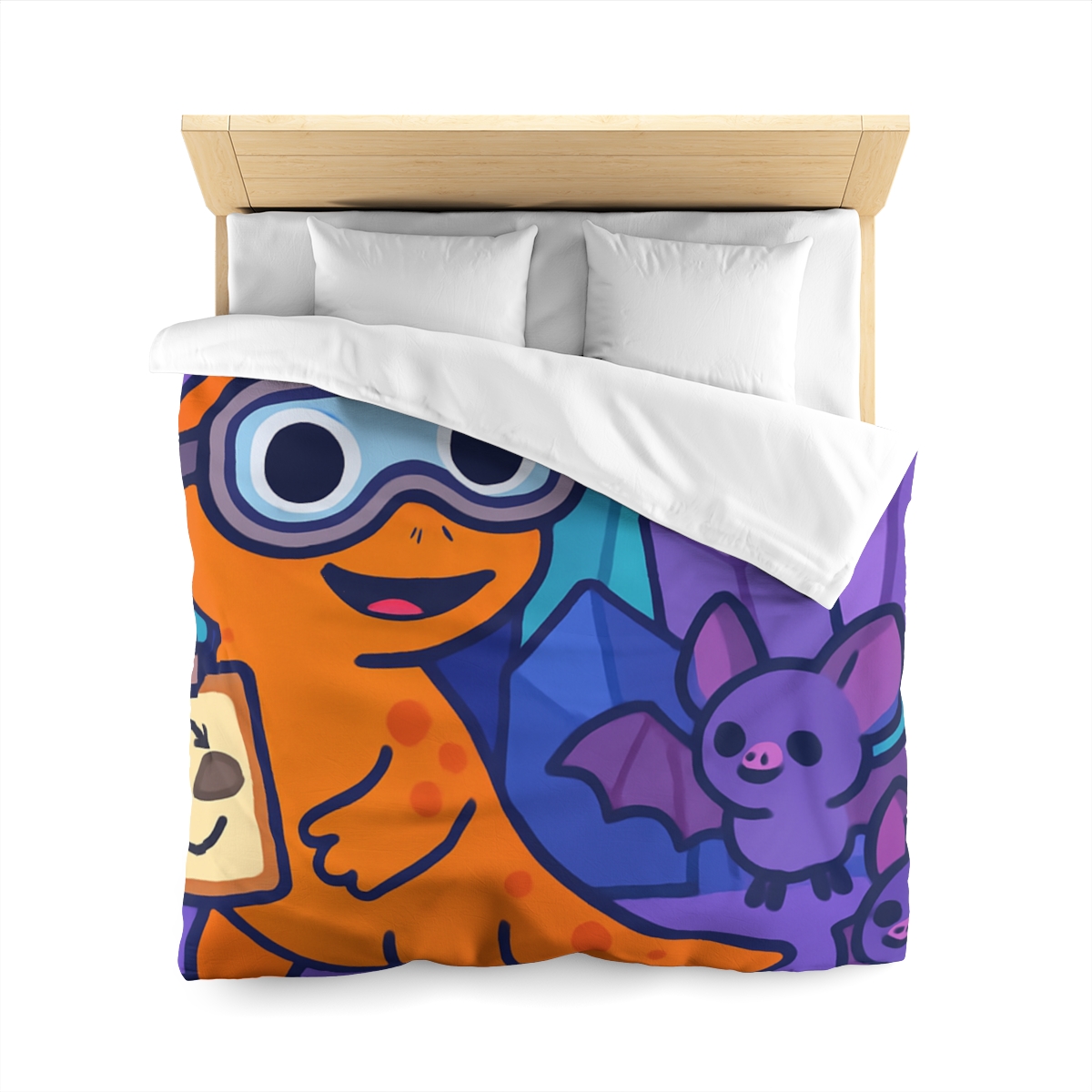 Crystal Cavern Salamander Science Team trendy bedroom duvets