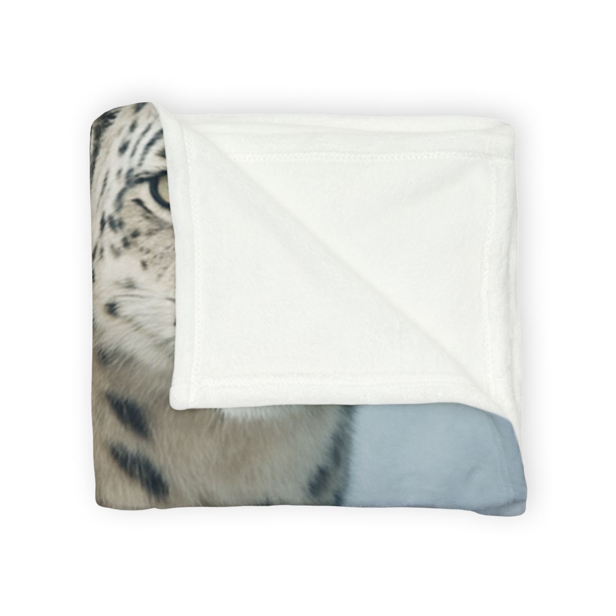 Frost Summit Snow Leopard decorative home blankets