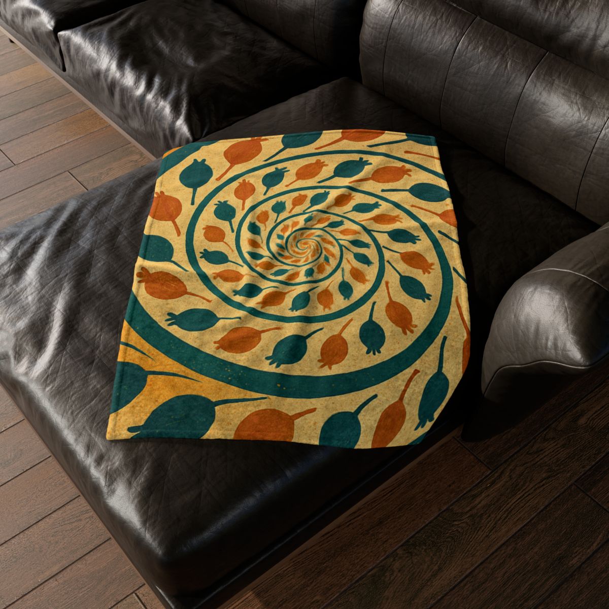 Spiral Seed Chorus decorative home blankets
