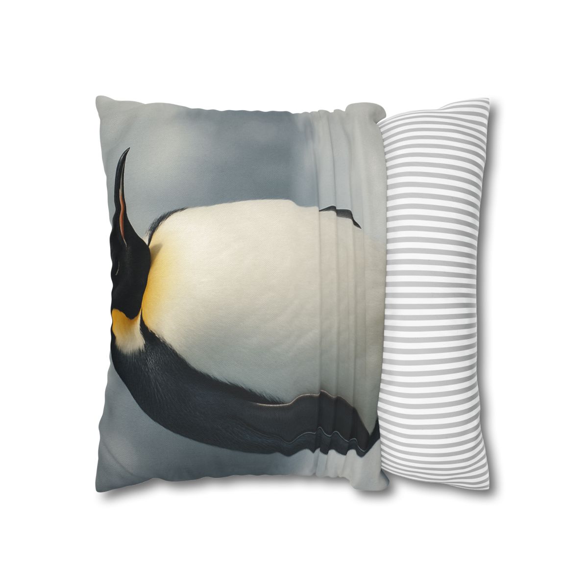 Moonlit Vigil Emperor Penguin soft cotton pillow cases