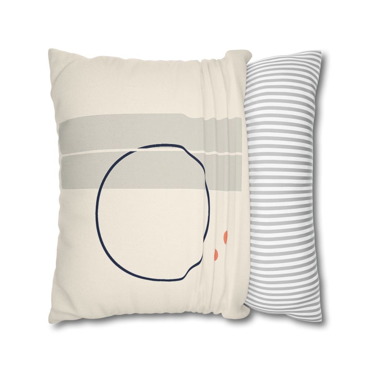 Quiet Orbit With Split Panel trendy patterned pillow cases