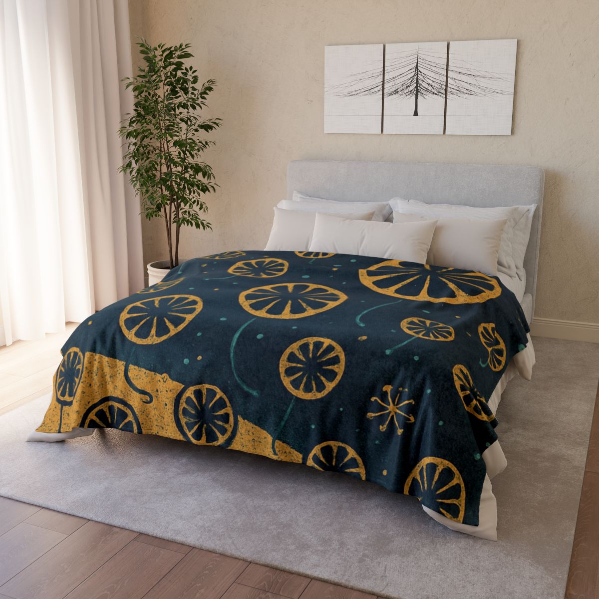 Seed Pod Constellation stylish throw blankets