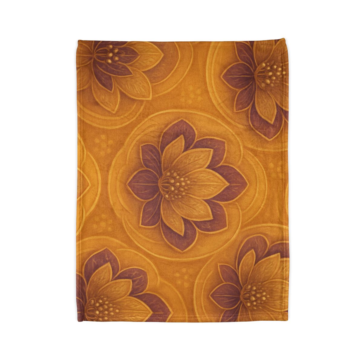 Auric Blossom Halo trendy patterned blankets
