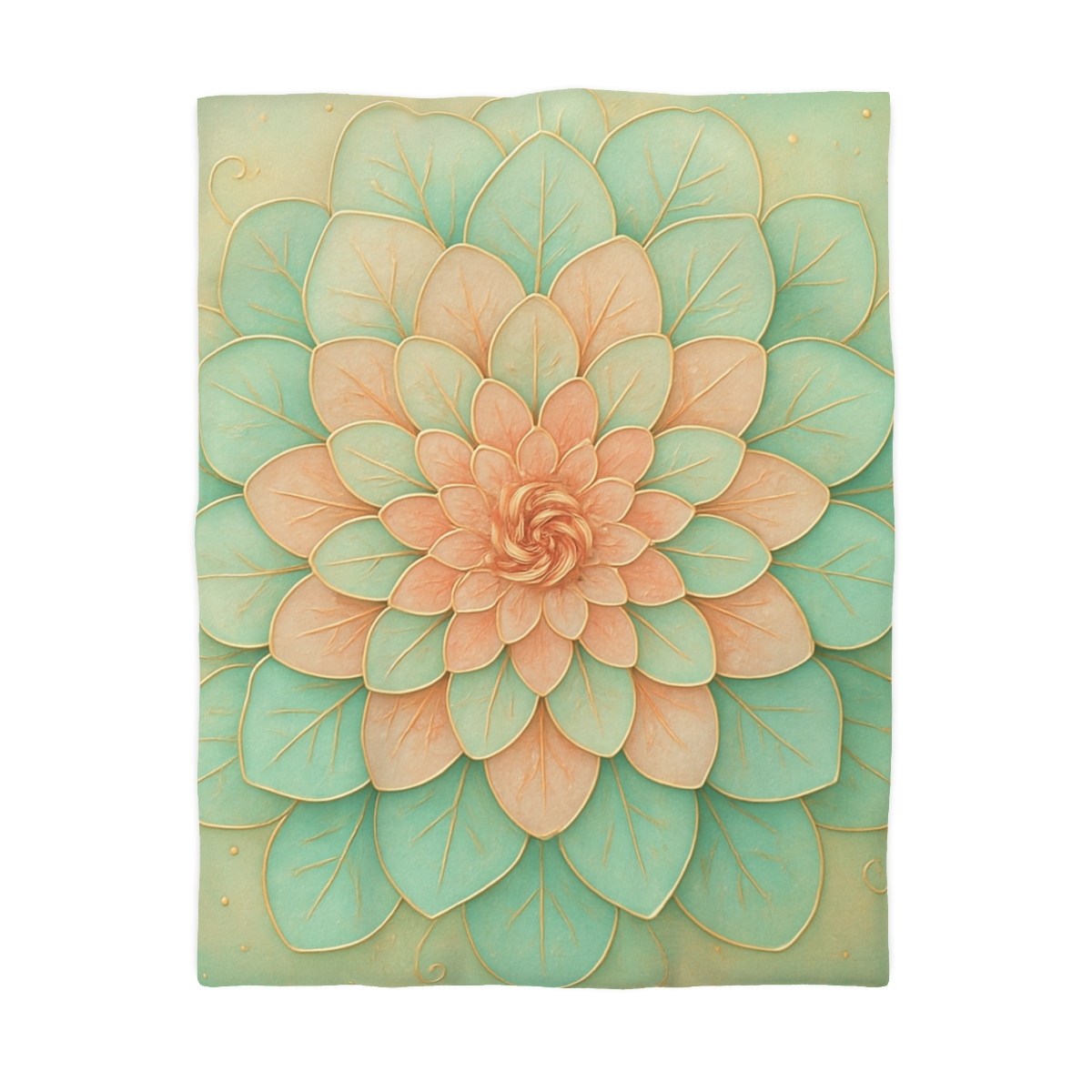 Petal Spiral Mosaic duvets for gifts