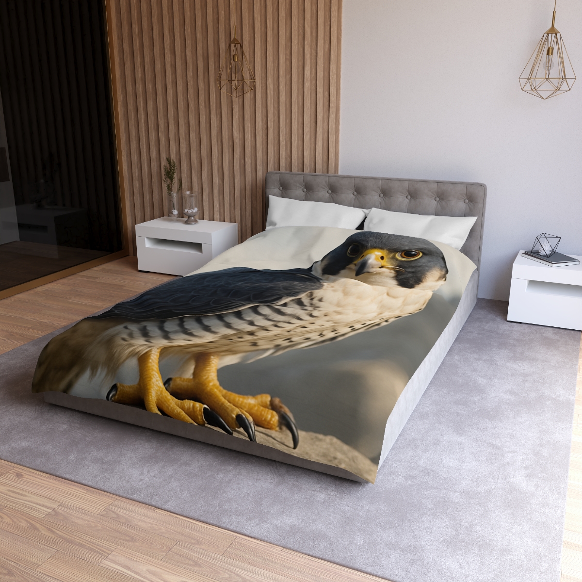 Velocity Gaze Peregrine Falcon duvets for gifts