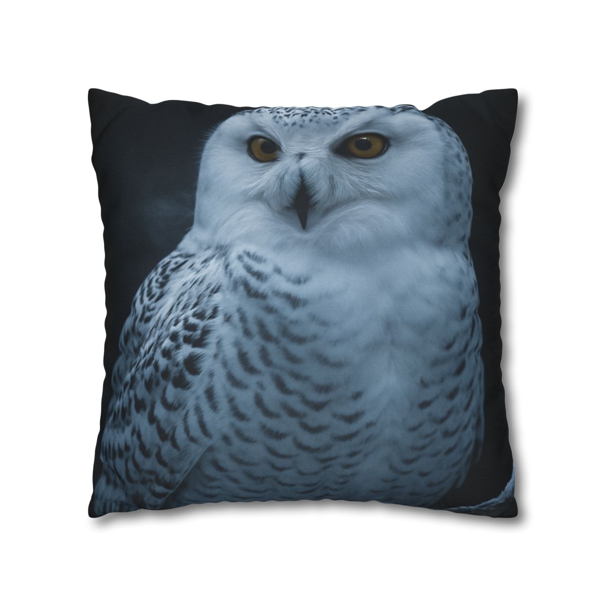 Midnight Watch Snowy Owl comfortable bedding pillow covers
